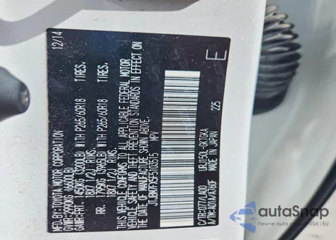 2015 Lexus Gx 460 Base z USA, uszkodzony, nr VIN JTJBM7FX5F5103515